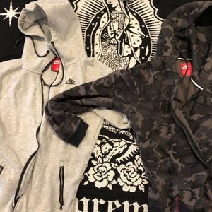 (2) Nike Zip up Jackets Size Small Men 100% Auth